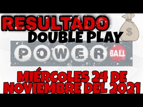 RESULTADOS POWERBALL DOUBLE PLAY DEL DÍA MIÉRCOLES 24 DE NOVIEMBRE DEL 2021 $10,000,000