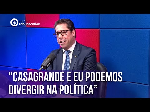 Marcelo Santos: “Casagrande e eu podemos divergir na política” | Estúdio Tribuna Online