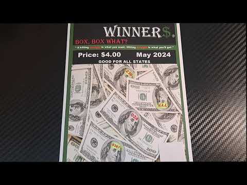 Pick 3 & 4 Straight Box winners May 2024 |  | Good for all states