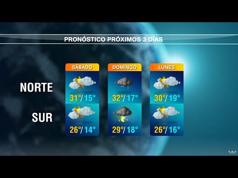 Pronóstico del tiempo para las próximas 72 hs. del profesor José Serra
