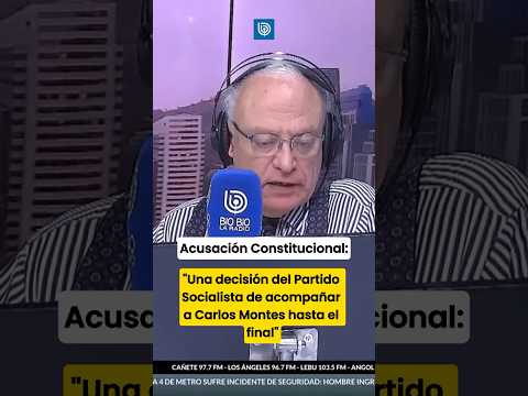 Acusación Constitucional: “Una decisión del PS de acompañar a Carlos Montes hasta el final”