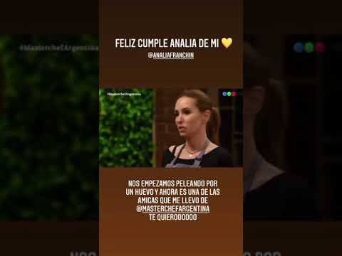 Sofía Pachano recordó cuando se odiaban con Analía Franchín en MasterChef