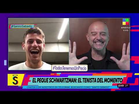 Mano a mano con el Peque Schwartzman en Santo Sábado