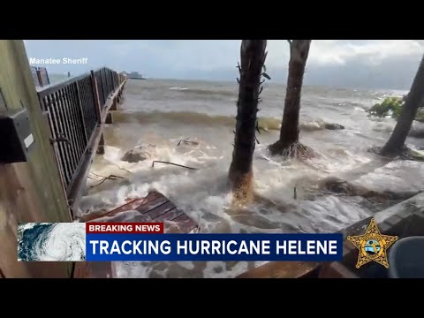 Hurricane Tracker: Tropical Storm Helene moves inland LIVE RADAR