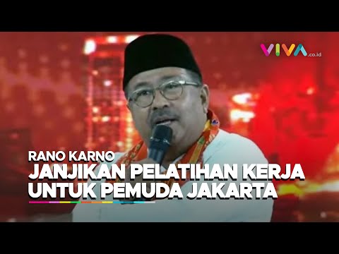 Rano Karno 'Si Doel' Janjikan Solusi Atasi Pengangguran Muda di Jakarta