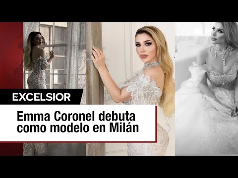 Emma Coronel, esposa de “El Chapo” Guzmán, debuta como modelo en Milán