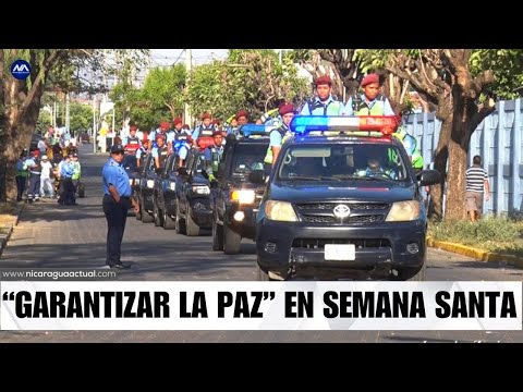 Noticias: Policía sandinista recibe orden de “garantizar la paz” durante Semana Santa
