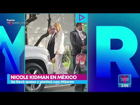 Nicole Kidman compra queso artesanal en su visita a México | Noticias con Yuriria Sierra