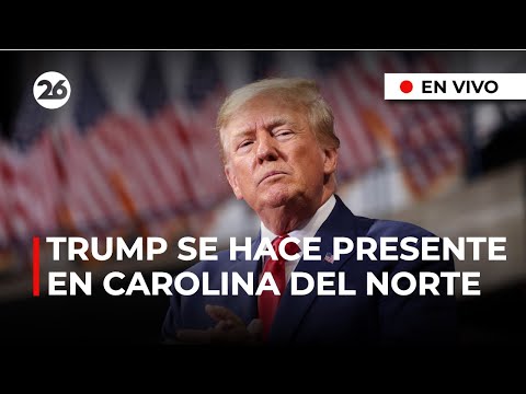 EN VIVO | DONALD TRUMP habla en una reunión de policías en Carolina del Norte