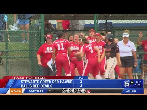 Halls softball's comeback sends the Red Devils to the Class 4A state semifinals