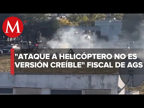 Testigo que habló sobre balazos en caída de helicóptero tiene trastornos mentales: fiscal de AGS