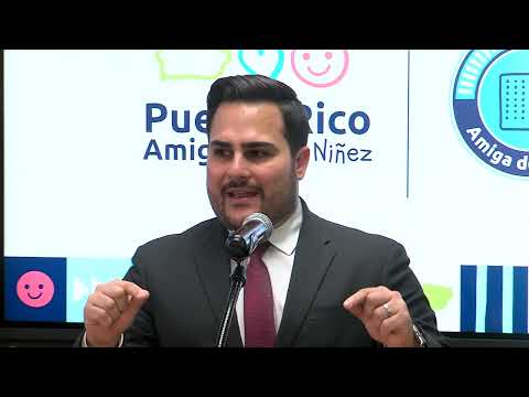 Gobernador anuncia inicio del proyecto Ciudades Amigas de la Niñez en Puerto Rico