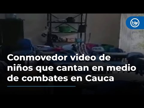 Conmovedor video de niños que cantan a Dios en medio de combates en Suárez, Cauca