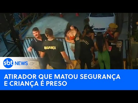 Homem que matou segurança em bar é preso no DF  | #SBTNewsnaTV (16/10/24)