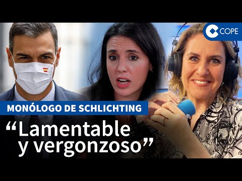 Schlichting: El común de los mortales no entiende a Irene Montero