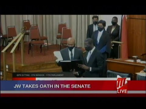 Jason Williams Takes Oath As Senator