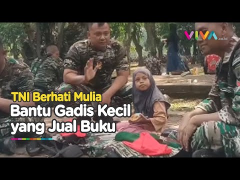 Torehkan Senyum, Aksi Mulia Prajurit TNI Bikin Haru