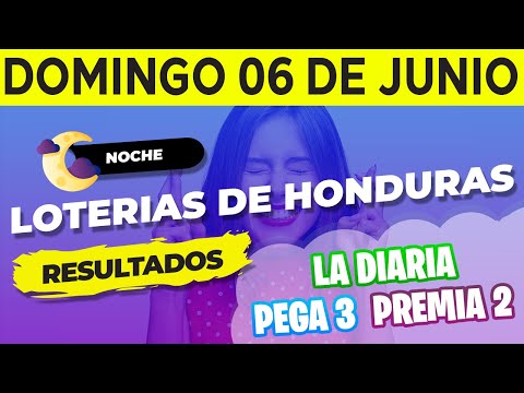 Sorteo 8PM Loto Honduras, La Diaria, Pega 3, Premia 2, Domingo 6 de Junio del 2021 | Ganador ?
