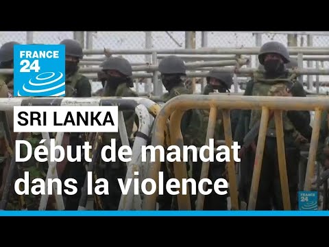 Sri Lanka : le camp de manifestants devant la présidence violemment démantelé • FRANCE 24
