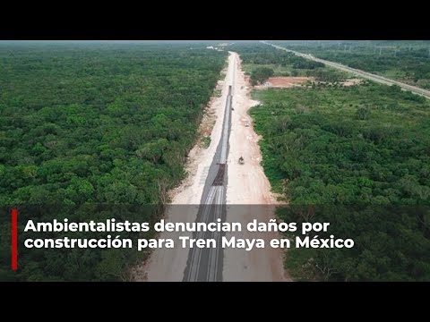 Ambientalistas denuncian daños por construcción para Tren Maya en México