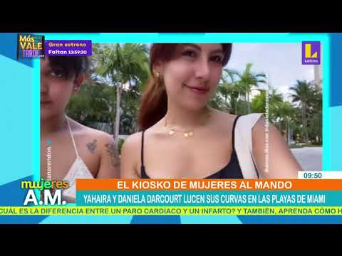 ? Daniela Darcourt y Yahaira Plasencia lucen sus curvas en playas de Miami