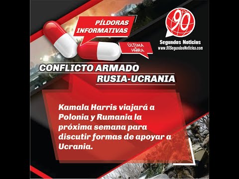 Kamala Harris viajará a Polonia y Rumania la próxima semana para discutir formas de apoyar a Ucrania