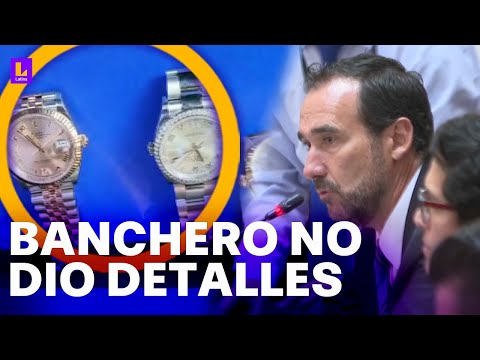 Novedades en 'caso Rolex': Banchero se reservó detalles ante el Congreso