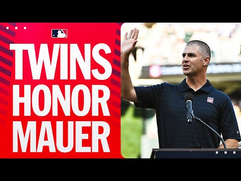 A SPECIAL night for Hall of Famer Joe Mauer! (Will be honored w/statue outside Target Field in 2025)