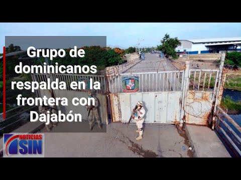 Dominicanos respaldan en la frontera con Dajabón