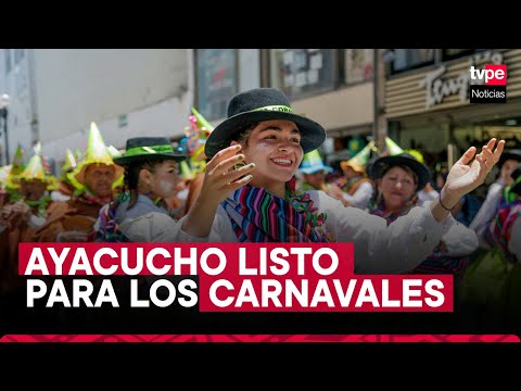 Ayacucho se prepara para la fiesta de Carnaval