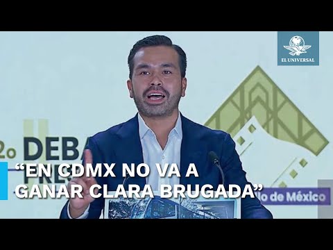 Máynez acusa a Clara Brugada de reventar eventos en la UAM