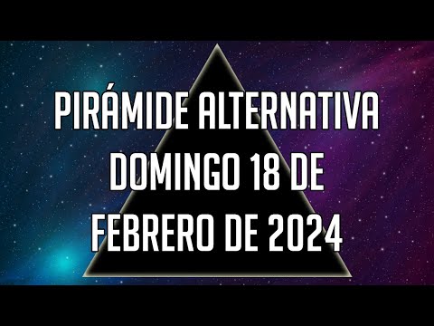 Pirámide Alternativa para el Domingo 18 de Febrero de 2024 - Lotería de Panamá
