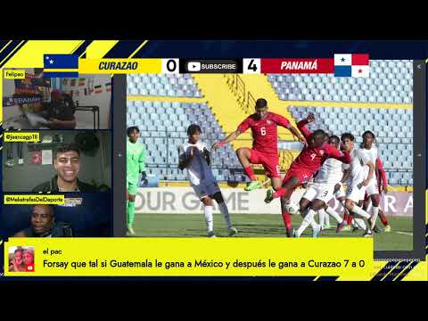 Clasificamos| PANAMÁ 4 - 0  CURAZAO SUB 17 EN VIVO | Concacaf Pre Mundial