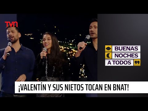 Nietos cantan junto a su abuelo Valentín Trujillo | Buenas noches a todos
