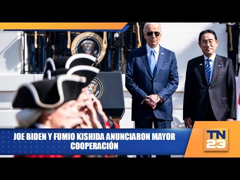 Joe Biden y Fumio Kishida anunciaron mayor cooperación
