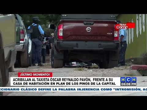 Sicarios asesinan a conductor de taxi en Plan de Los Pinos, al oriente de la capital