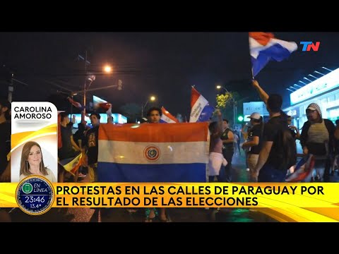 PARAGUAY I Manifestantes denunciaron fraude en las eleccion presidenciales