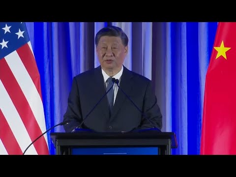China's Xi preaches 'peaceful coexistence' with US in speech to business executives in California