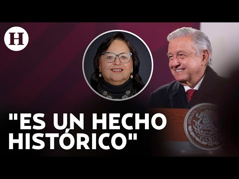 AMLO aplaude el nombramiento de Norma Piña como presidenta de la SCJN