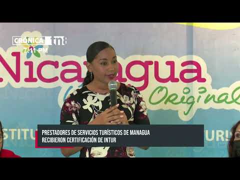 INTUR certifica a propietarios de pequeños negocios en Managua - Nicaragua
