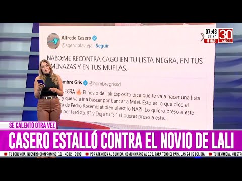 Alfredo Casero estalló contra el novio de Lali Espósito: ¿qué dijo?