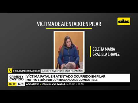 Víctima fatal en atentado ocurrido en Pilar