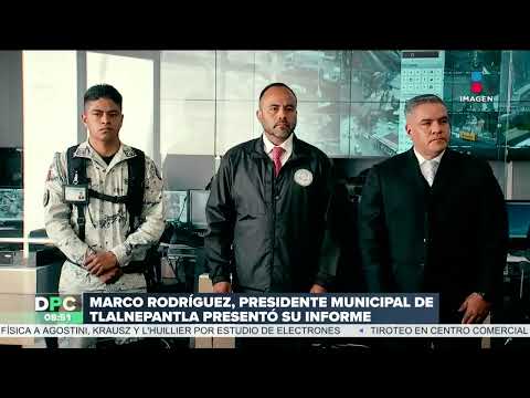 Presidente municipal de Tlalnepantla presenta informe de combate a la inseguridad | DPC con Nacho