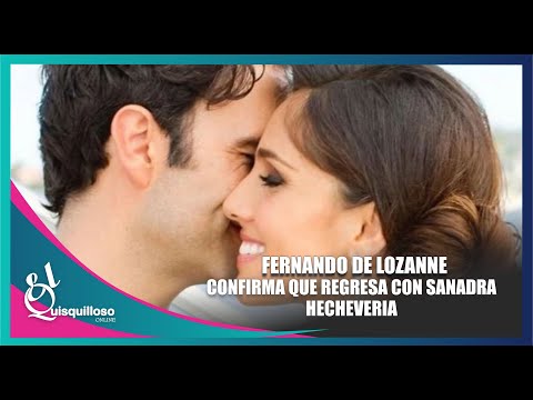 Leonardo de Lozanne confirma que regresó con Sandra Echeverría