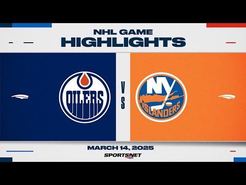 NHL Highlights | Oilers vs. Islanders - March 14, 2025
