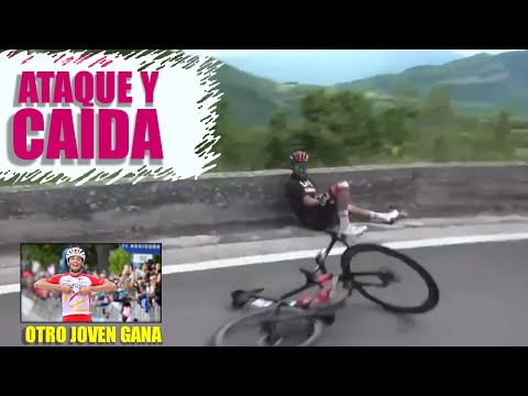 Caída de FERNANDO GAVIRIA ? Giro de Italia 2021 ETAPA 8 ?? Evenepoel y EGAN cerca de la maglia rosa