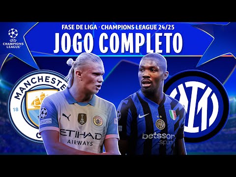 MANCHESTER CITY 0X0 INTER DE MILÃO | JOGO COMPLETO COM IMAGENS | 1ª RODADA DA CHAMPIONS 2024/25