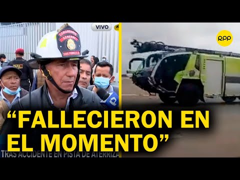 Luis Ponce sobre muerte de dos bomberos: Nos han indicado que fallecieron en el momento