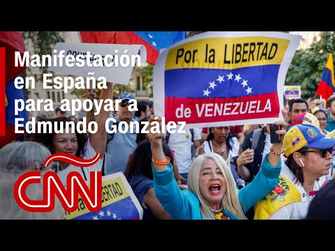 Manifestación en España para apoyar a Edmundo González: resumen de últimas noticias en Venezuela