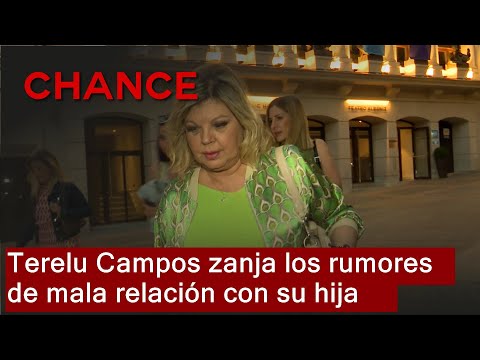 Terelu Campos zanja los rumores de mala relación con Alejandra Rubio